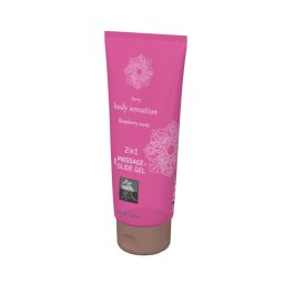 Shiatsu 2in1 Massage & Glide Gel - Raspberry