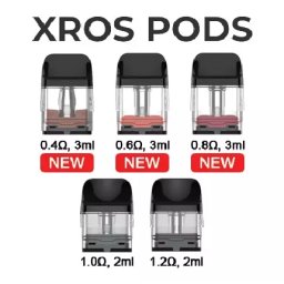 XROS Series Replacement Pods (Coils) - 0.8ohm 3ML Single Pod