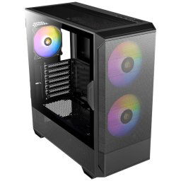 Antec NX416L ATX ARGB Mid-Tower Gaming Chassis - Black