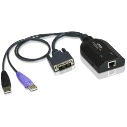 Aten KA7166 USB DVI Virtual Media KVM Adapter with Smart Card Support