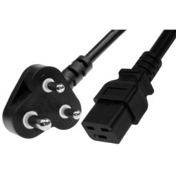 Dedicated C19 to RED 3 pin plug power cable
