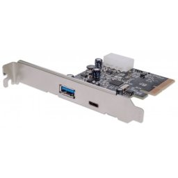 Manhattan PCI Express card 2x external ports