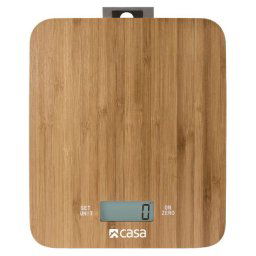 CASA ELECTRONIC BAMBOO KITCHEN SCALE
