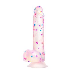 Party Marty 7.5 Inch Confetti Dildo | Swan Addiction