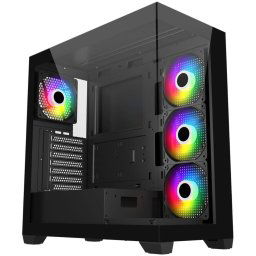 FSP M340 ARGB ATX Gaming Chassis - Black