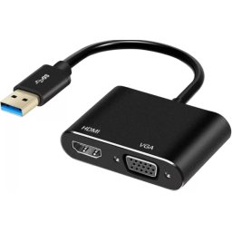 USB to HDMI + VGA Converter Windows 7,8,10 & Windows 11