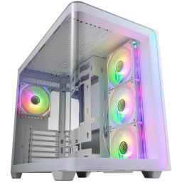 FSP M580 ARGB ATX Mid Tower Gaming Chassis - White