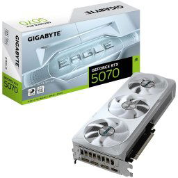 Gigabyte nVidia Geforce RTX 5070 Eagle OC ICE SFF 12GB GDDR7 PCI-e 5.0 x16 Graphics card, HDMI, DP