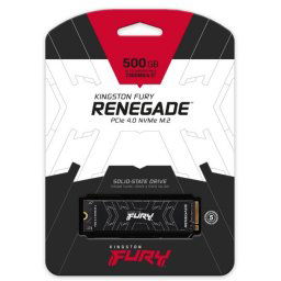 Kingston FurY Renegade series 500Gb - NGFF(M.2) 3D TLC SSD with NVMe PCIe (Gen4.0) x4 mode SSD, type 2280 - 23x80x3.3mm