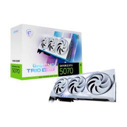 MSI Nvidia GeForce RTX 5070 Gaming Trio OC White 12GB GDDR7 192-bit Graphics Cards