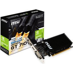 MSI Geforce GT 710 2GD3H 2GB DDR3 PCI-e 2.0 x16 Graphics card low profile VGA, HDMI, DVI