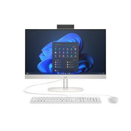 HP 240 G10 White 23.8" FHD Core i5-1335U 4.6 GHz 512GB M.2 All-in-One PC with Windows 11 Pro, HP 125 USB Wired Keyboard + HP 125 Wired Mouse included
