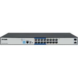 D-Link 16x PoE Gigabit + 2x Gigabit SFP Ports Long range Smart Switch