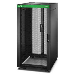 APC Easy Rack Black 24U Server Enclosure With Roof & No Bottom
