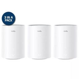 Cudy Dual Band WiFi 6 3000Mbps Multi-Gigabit Mesh 3-Pack | M3000 (3-Pack)