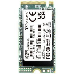 Transcend MTE400 512GB M.2 NVMe Gen3 x4 2242 Solid State Drive