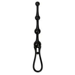 BUBBLE WAND BUTT BEADS BLACK
