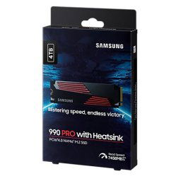 Samsung MZ-V9P4T0CW 990 PRO 4 TB NVMe Solid State Drive W/Heatsink