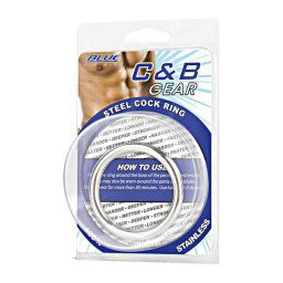 Blue Line C&B Gear | Stainless Steel Cock Ring - 38mm (1.5inch)