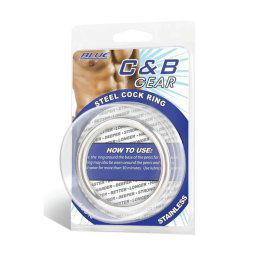 Blue Line C&B Gear | Stainless Steel Cock Ring - 50mm (2inch)