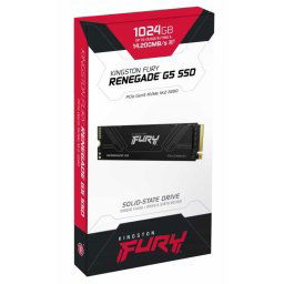 Kingston FurY Renegade Gen5x4 series 1000Gb/1Tb NGFF(M.2) 3D TLC SSD with NVMe 2.0 PCIe Gen5x4 mode SSD - type 2280 - 22x80x2.3mm