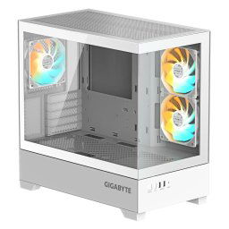Gigabyte GB-C201P1 White ATX Panoramic Case