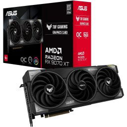 Asus TUF Gaming AMD Radeon RX 9070 XT OC Edition 16GB GDDR6 PCI-e 5.0 x16 Graphics card, DP, HDMI