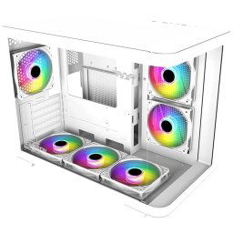 Armaggeddon Aquaron X-Curve 285 MicroATX Gaming Case - White
