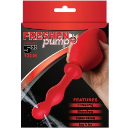 Freshen Pump 5 inch Douche Red
