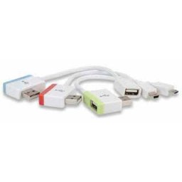 Manhattan iLynk Hub+ - USB Hub, Micro & Mini USB Adapter