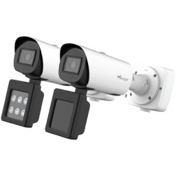 Milesight 2MP Entrance & Exit supplement light AI LPR Pro Bullet Plus camera with motorized 2.7~13.5mm Lens