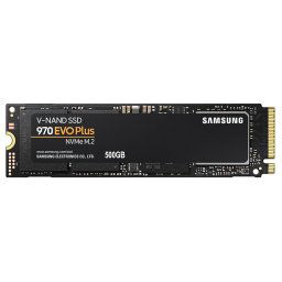 Samsung 970 Evo Plus series 500Gb NGFF(M.2) 3-bit MLC Solid State Drive with NVMe PCIe (Gen3.0) x4 mode type 2280 - 22x80x2.4mm