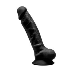Adrien Lastic Thermo-Reactive Silicone Suction Dildo - Black