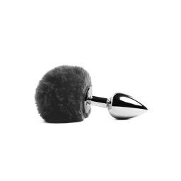 Bunny Tails | Fluffy Butt Plug - Black