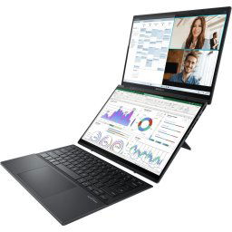 Asus Zenbook Duo OLED UX8406MA Core Ultra Notebook Core Ultra 7 155H 4.8GHz 16GB 1TB 14" 3K Intel Arc BT Win 11 Home