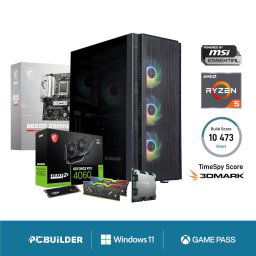 PCBuilder Ryzen 7 5700X3D COMMANDER Windows 11 Gaming PC