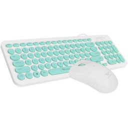 Alcatroz Jellybean U2000 Keyboard and Mouse - White