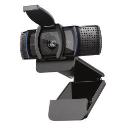Logitech Full HD 1080p video, stereo mics, and auto focus. Includes privacy shut
