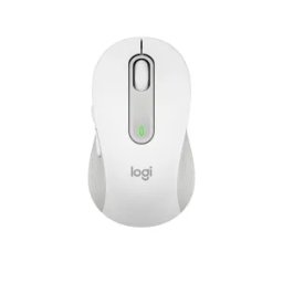 Logitech M650 - Signature Wireless Mouse - Off-White - Bluetooth