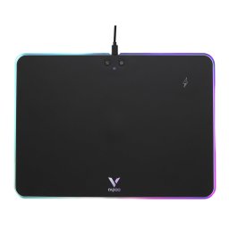 RAPOO Mouse Pad / Black / 22.5” x 19.5” (6 p (6 p (6 p (6 pack by Valotronics)