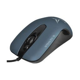 Alcatroz Stealth 5 USB Mouse - Metallic Blue (2 pack by Valotronics)