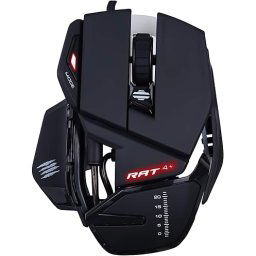 Mad Catz R.A.T. 6+ Wired Optical Gaming Mouse - Black