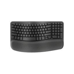 Logitech Wave Keys - Wireless Ergonomic Keyboard - Bluetooth - Intergrated Palm