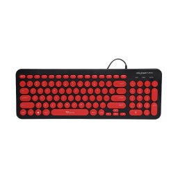 Alcatroz Jellybean U2000 Keyboard and Mouse - Black/Red