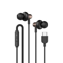 SonicGear Hyperbass Buds 1 Type C Wired Earphones - Black