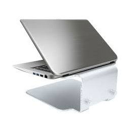 LEKKERMOTION N5 HEIGHT ADJUSTABLE FRAME TYPE ALUMINIUM NOTEBOOK STAND - SILVER