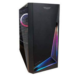 Armaggeddon Nimitz N5 Aurora Micro-ATX Gaming Case (No Fans) - Black