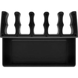 Goobay Cable Management 5 Slots 2-Piece Set - Black (3 pack by Valotronics)