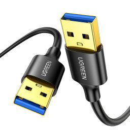 UGREEN USB 3.0 Male to Male Cable, with 5Gbps Data Transfer - 2m (2 pack by Valotronics)