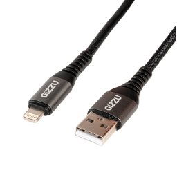 GIZZU 12W USB to Lightning 2m Cable (2 pack by Valotronics)